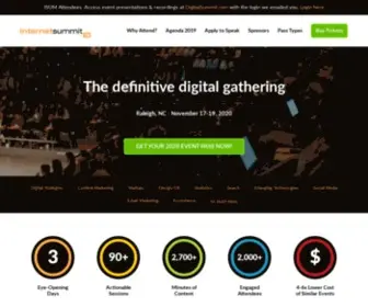 Internetsummit.com(Digital Marketing Conference) Screenshot