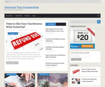 Internettaxconnection.com(Internet Tax Connection) Screenshot