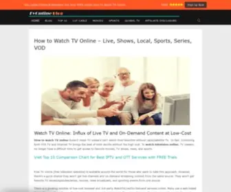 Internettvdotcom.com(How to Watch TV Online) Screenshot