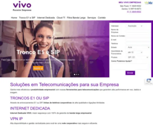 Internetvivoempresa.com.br(Vivo parceiros) Screenshot