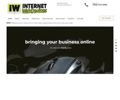Internetwebdezines.com(Internet WebDeZines) Screenshot