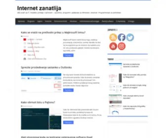 Internetzanatlija.com(Internet Zanatlija) Screenshot