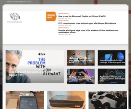 Internewsweb.com(Read multiple news sources using one site) Screenshot