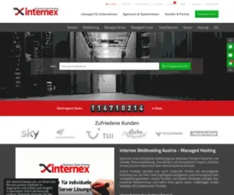 Internex.at(Webhosting aus Österreich) Screenshot
