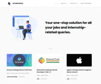 Internfreak.co(Job openings in Bangalore) Screenshot