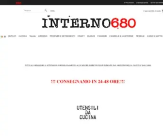 Interno680.com(Interno680 fashion living abbigliamento arredamento craft) Screenshot