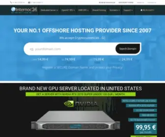 Internoc24.host(Secure Offshore Hosting) Screenshot