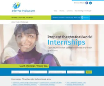 Interns-India.com(Interns India) Screenshot
