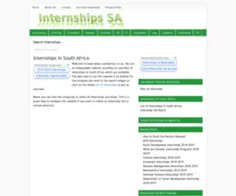 Internships-Southafrica.co.za(Internships Southafrica) Screenshot