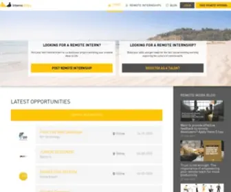 Internsvalley.com(Remote Jobs for Startups) Screenshot