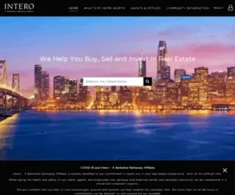 Intero.com(Intero Real Estate Services) Screenshot