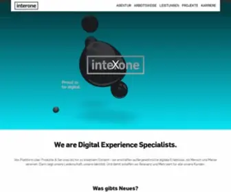 Interone.de(We are Digital Experience Specialists) Screenshot