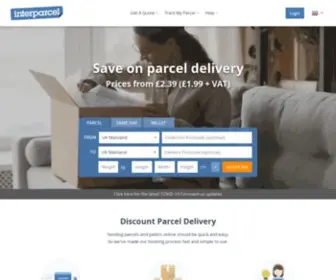 Interparcel.com(Parcel delivery) Screenshot