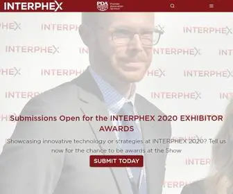 Interphex.com(The Event for Pharmaceutical & Biotech Professionals) Screenshot
