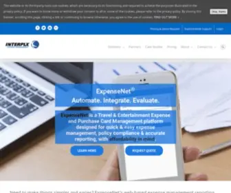 Interplx.com(InterplX created ExpenseNet®) Screenshot