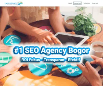 Interponds.com(SEO Agency Indonesia) Screenshot