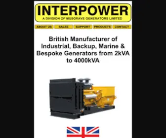 Interpower.co.uk(Power Generation) Screenshot