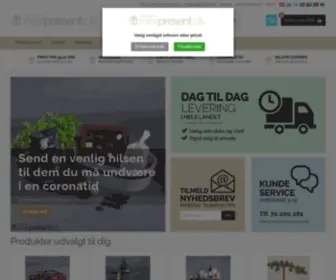 Interpresent.dk(Køb billige gaver online) Screenshot