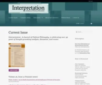 Interpretationjournal.com(Interpretation) Screenshot