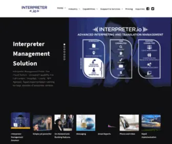 Interpreter.io(Interpreter Booking and Management Solution) Screenshot