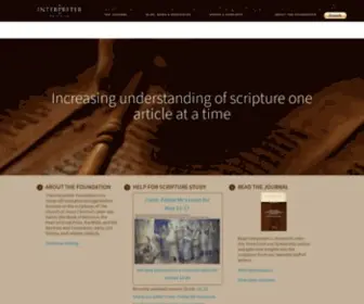 Interpreterfoundation.org(The Interpreter Foundation) Screenshot