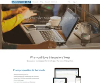 Interpretershelp.com(Interpreters' Help) Screenshot