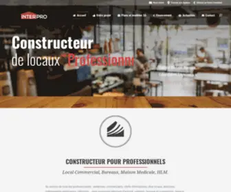 Interpro.fr(Constructeur de local et bâtiment commercial et professionnel) Screenshot