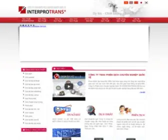 Interprotrans.net(Công Ty Dịch Thuật Interprotrans) Screenshot
