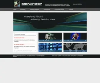 Interpumpgroup.it(Interpump Group S.p.A) Screenshot