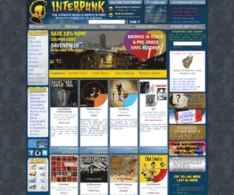 Interpunk.com(The Ultimate Punk Music Store) Screenshot