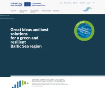 Interreg-Baltic.eu(Interreg Baltic) Screenshot