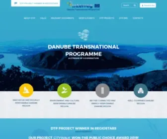 Interreg-Danube.eu(The Danube Transnational Programme (DTP)) Screenshot