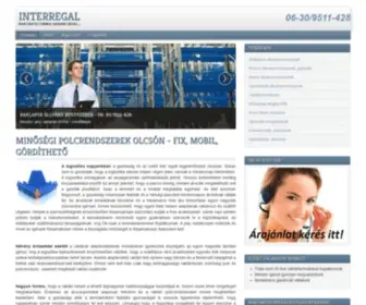 Interregal.hu(Raktártechnika) Screenshot