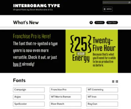 Interrobangtype.co(Interrobang Type Co) Screenshot