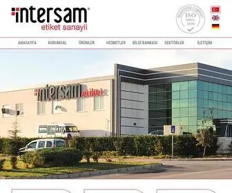 Intersam.com.tr(Ntersam Etiket ve Barkodlama Sistemleri) Screenshot