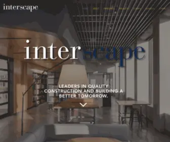 Interscapeconstruction.com(Interscape) Screenshot