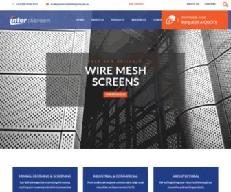 Interscreen.net.au(Galvanised Mesh) Screenshot