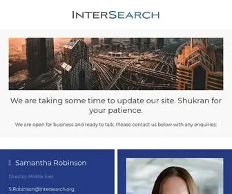 Intersearchme.com(Executive Search Firm in Dubai) Screenshot