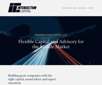 Intersectioncap.com(Intersection Capital) Screenshot