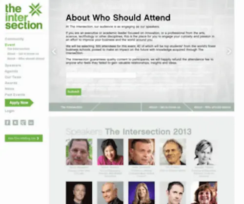 Intersectionevent.com(The Intersection Event) Screenshot