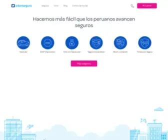 Interseguro.com.pe(SOAT, Vehicular, Viajes, Vida y más) Screenshot