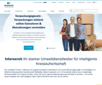 Interseroh.de(Ihr starker Umweltdienstleister) Screenshot