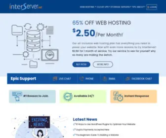 Interserver.net(Hosting) Screenshot