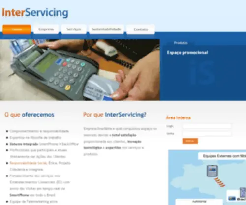 Interservicing.com.br(InterServicing) Screenshot