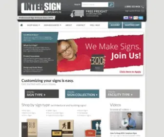 Intersign.com(Church Signs) Screenshot