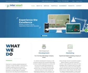 Intersmart.ae(Web design company Dubai) Screenshot