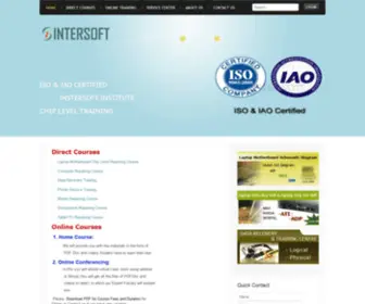 Intersoftelectronics.com(Intersoft Electronics Chip Level Training Center) Screenshot