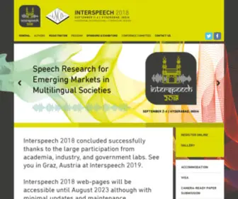 Interspeech2018.org(Interspeech 2018) Screenshot
