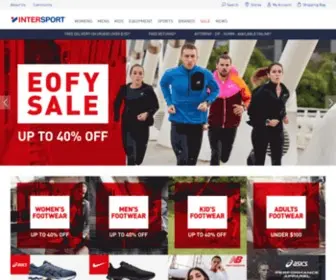 Intersport.com.au(Intersport) Screenshot