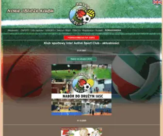 Intersportclub.com(Klub Sportowy Inter Active Sport Club) Screenshot